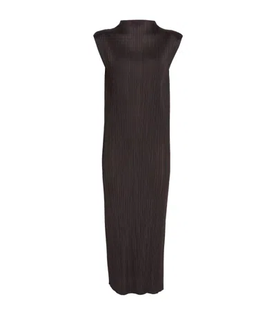 Issey Miyake Monthly Colours April Maxi Dress In Grey