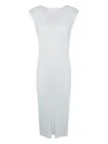 Issey Miyake Monthly Colors: April Midi Dress In White