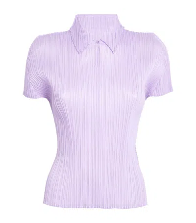 Issey Miyake Monthly Colors April Shirt In Purple
