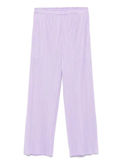 Issey Miyake Monthly Colors: April Trousers In Purple