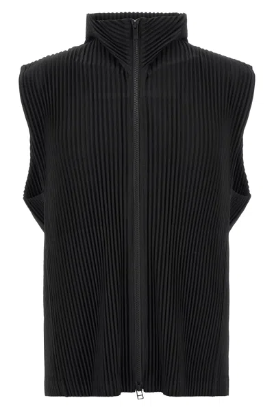 Issey Miyake 'monthly Colors: April' Vest In Black