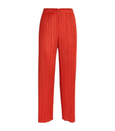 ISSEY MIYAKE MONTHLY COLORS APRIL WIDE-LEG TROUSERS