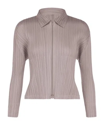 Issey Miyake Monthly Colors : August  Jacket In Gray