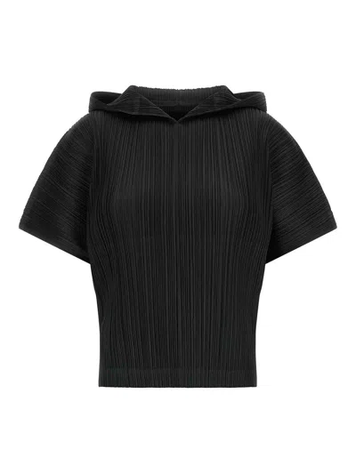 Issey Miyake Monthly Colors August Top In Black
