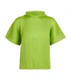 Issey Miyake Monthly Colors August Top In Green