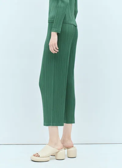 Issey Miyake Monthly Colors: December Pants In Green