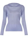 Issey Miyake Monthly Colors: February Blouse In Blue