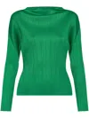 Issey Miyake Monthly Colors: February Blouse In Green