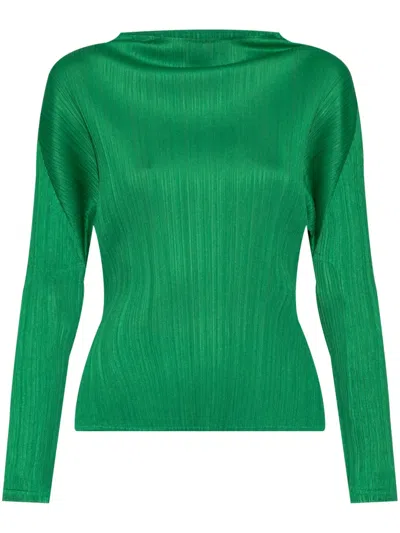 Issey Miyake Monthly Colors: February Blouse In Green