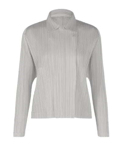 Issey Miyake Monthly Colors : February  Jacket In Gray