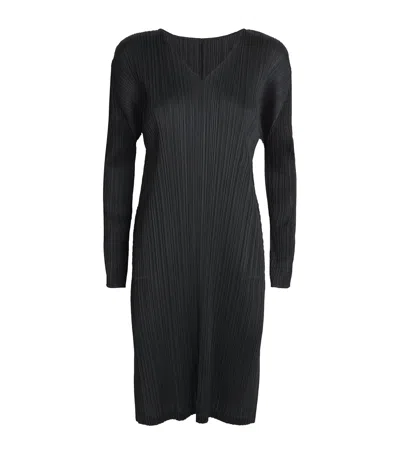 Issey Miyake Monthly Colors February Midi Dress In Black