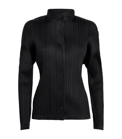 Issey Miyake Monthly Colors January Blouse In Black