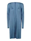 Issey Miyake Green Monthly Colors Cardigan In Blue