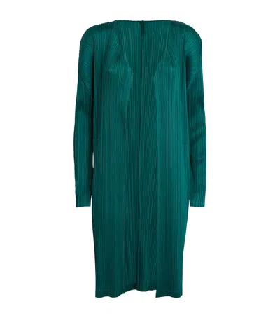 Issey Miyake Monthly Colors January Cardigan In Green