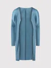 Issey Miyake Monthly Colors January Cardigan In Blue Gray
