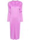Issey Miyake Monthly Colors: January Midi Dress In Purple