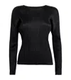 Issey Miyake Black Monthly Colors February Long Sleeve T-shirt In Black