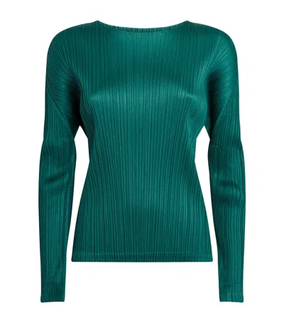 Issey Miyake Monthly Colors January T-shirt In Green