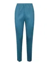 Issey Miyake Monthly Colors January Trousers In Blue