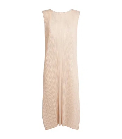 Issey Miyake Monthly Colors July Midi Dress In Pink
