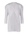 Issey Miyake Monthly Colors July Single-button Sweater In White