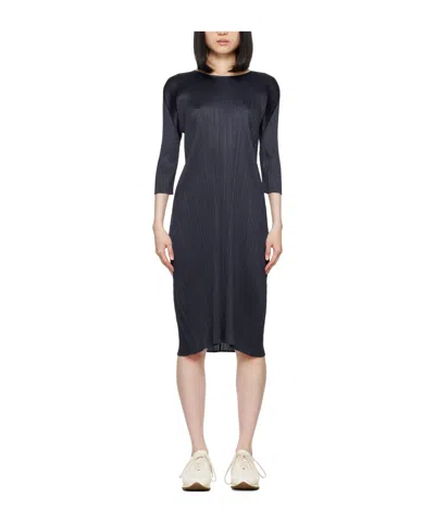 Issey Miyake Monthly Colors June Dress In Black