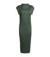 Issey Miyake Monthly Colors June Midi Dress In Green