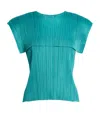 Issey Miyake Monthly Colors June Top In Green
