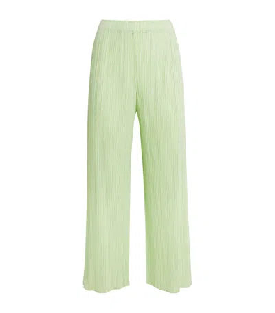 Issey Miyake Monthly Colors June Trousers In Green