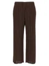 Issey Miyake Brown Straight Leg Pants