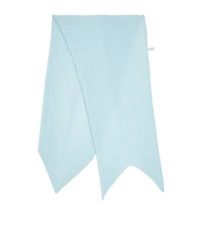 Issey Miyake Monthly Colors March Scarf In Blue