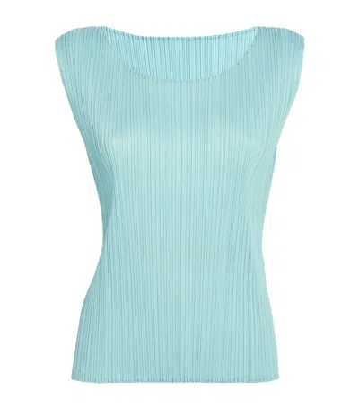 Issey Miyake Monthly Colors March Tank Top In Blue