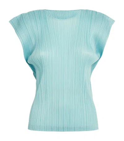 Issey Miyake Monthly Colors March Top In Blue
