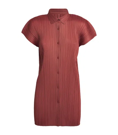 Issey Miyake Monthly Colors May Top In Burgundy