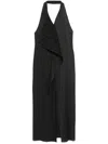 Issey Miyake Monthly Colors: November Midi Dress In Black