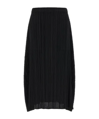 ISSEY MIYAKE PLEATS PLEASE ISSEY MIYAKE MONTHLY COLORS: OCTOBER A-LINE MIDI SKIRT