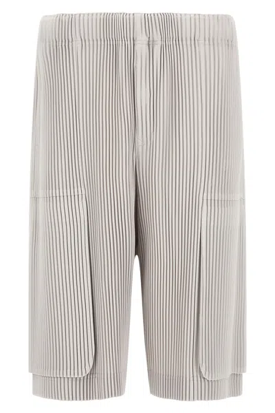 Issey Miyake 'monthly Colors: September' Bermuda Shorts In Gray