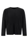 Issey Miyake September Knitwear Long Sleeve Sweater In Blue