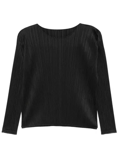 Issey Miyake Monthly Colors: September Top In Black