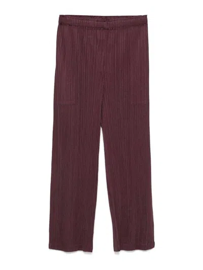 ISSEY MIYAKE PANTALÓN CASUAL - MARRÓN