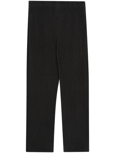 Issey Miyake Brown Monthly Color January Trousers In 48-darkness Brown
