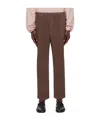 Issey Miyake Brown Rustic Knit Sweatpants In Brown