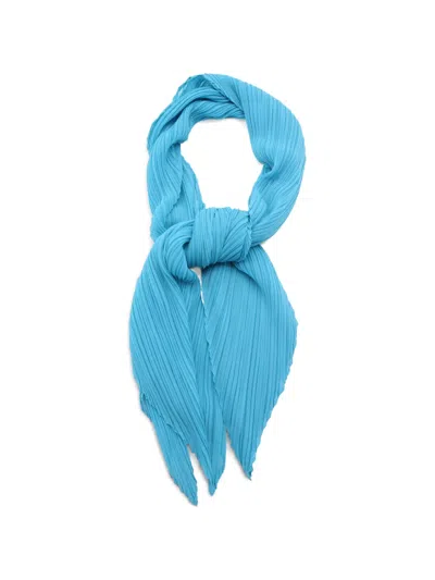 Issey Miyake Monthly January Pleated Scarf In Green