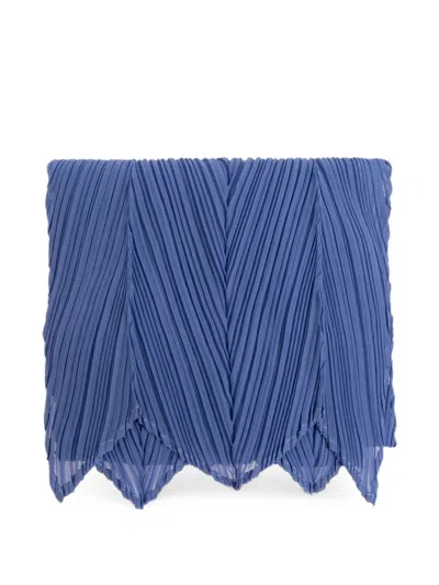 Issey Miyake Monthly July Scarf In Blue