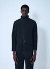 Issey Miyake Pleated Pocket Panel Jacket In Gray