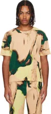 Issey Miyake Multicolor Agate T-shirt In Neutral