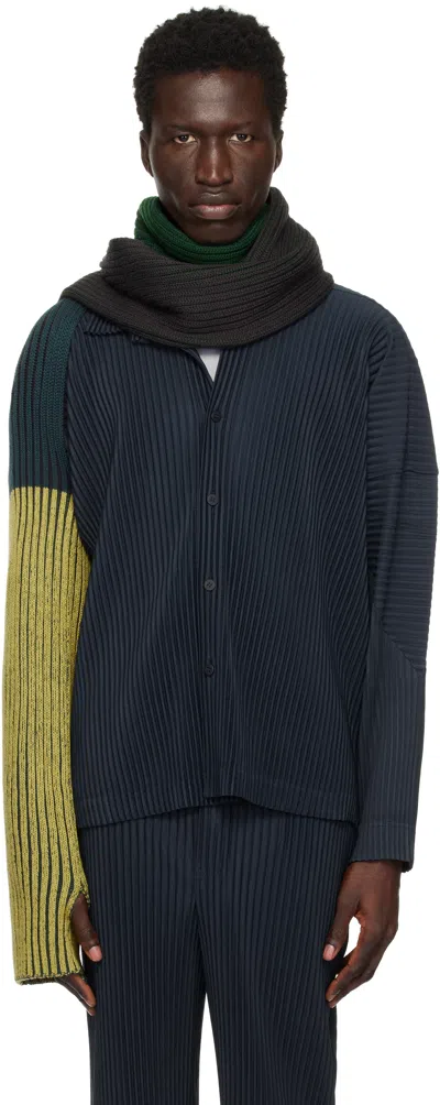 Issey Miyake Multicolor Ronan Bouroullec Edition Rb_drawing Scarf In 52-yellow
