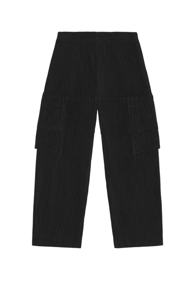 Issey Miyake Multipocket Pants In Black