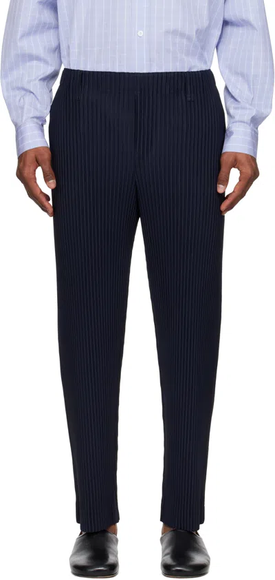Issey Miyake Navy Basics Trousers