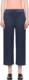 Issey Miyake Navy Loop Trousers